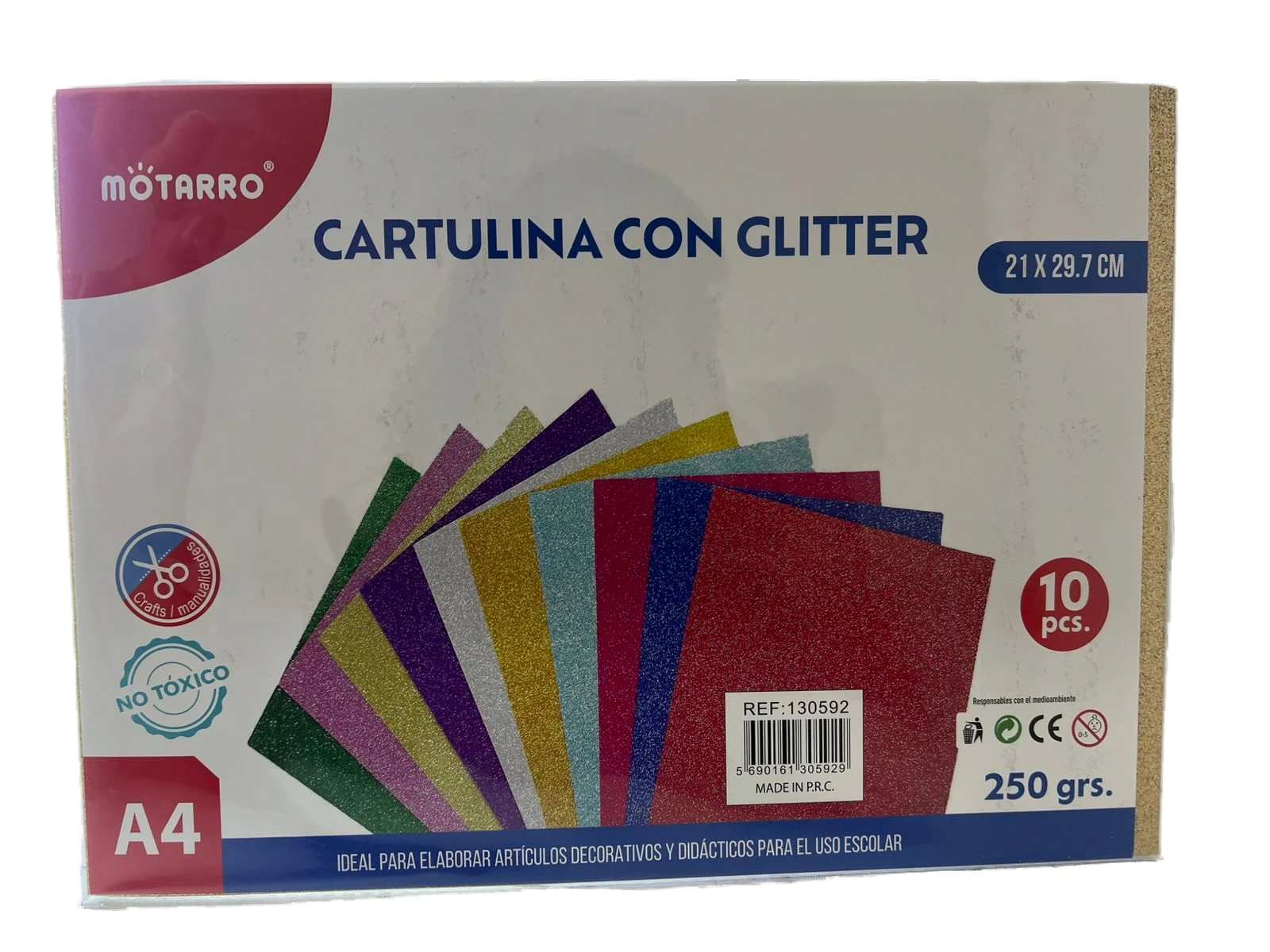 Cartulina Con Glitter
