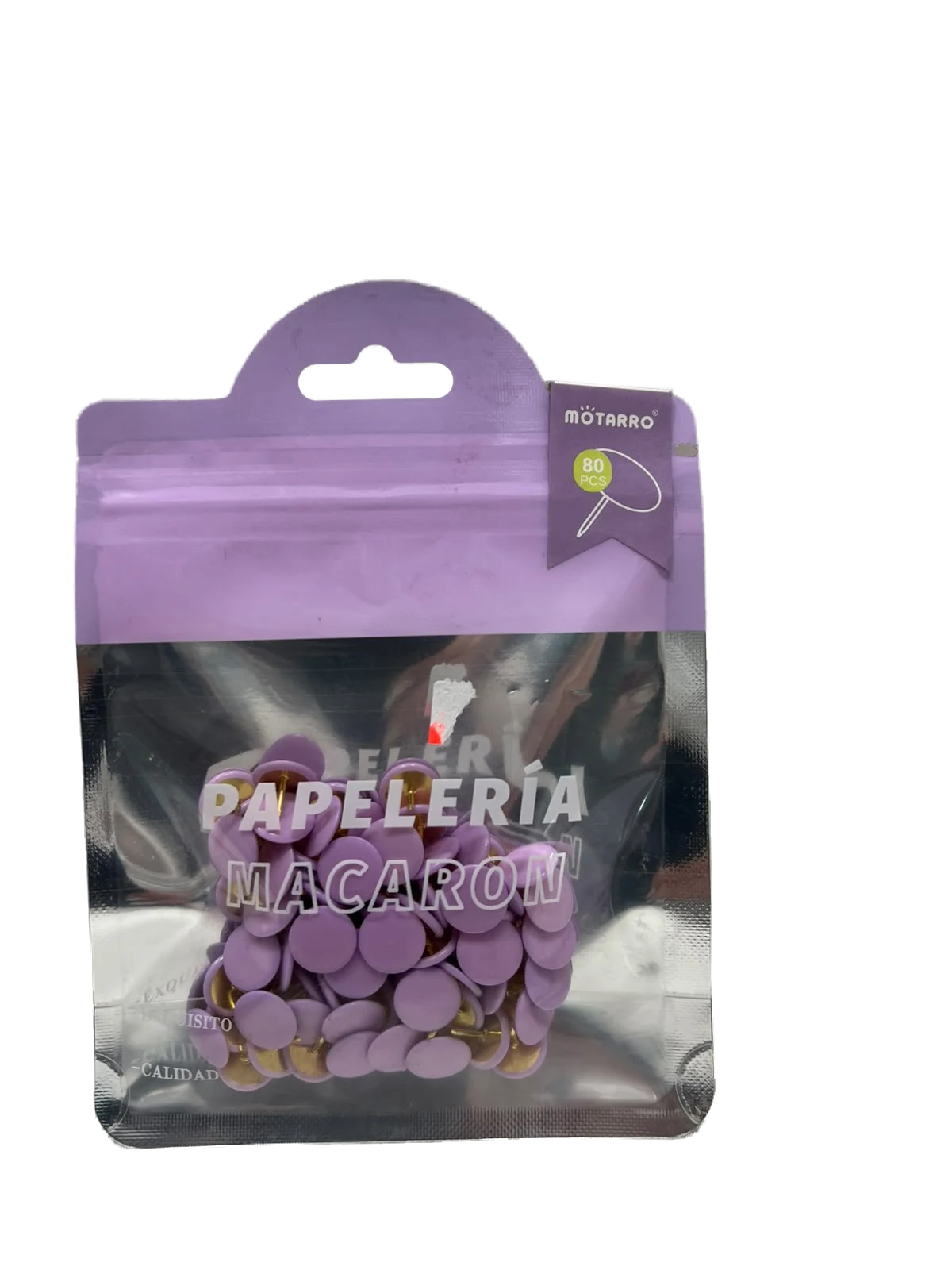Clips Metalicos Lila