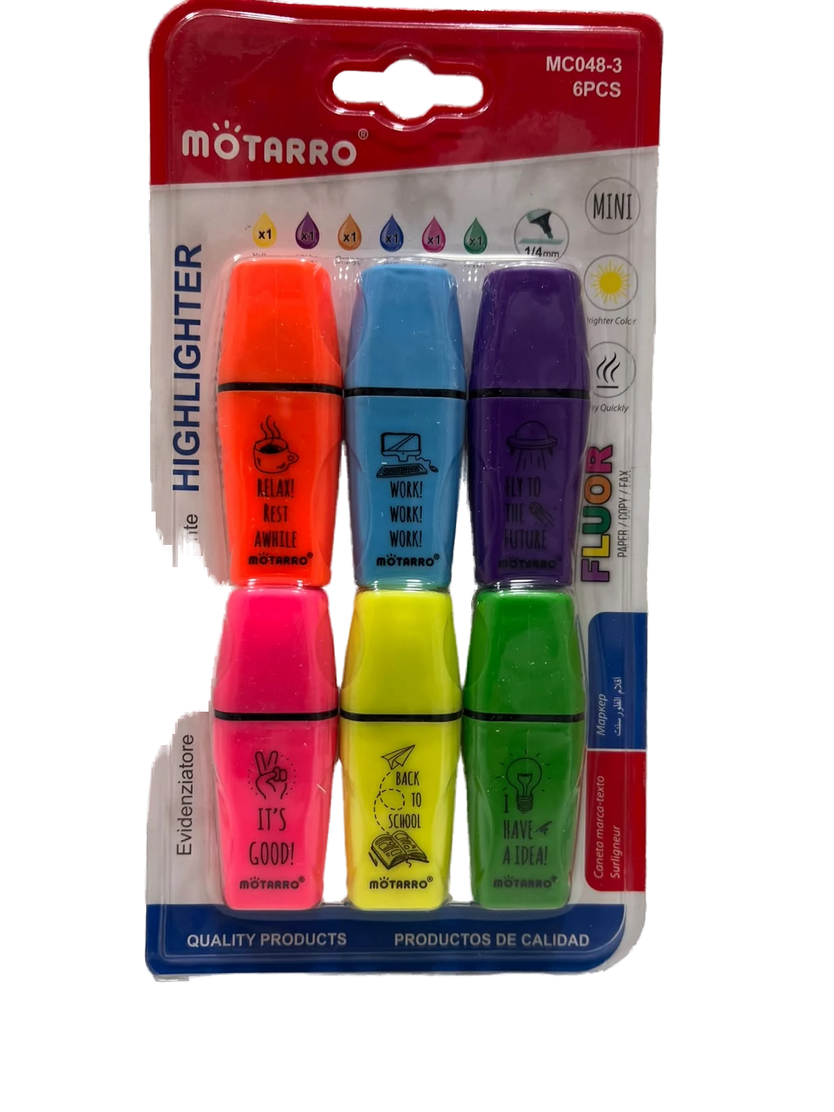 Destacadores Fluorescentes