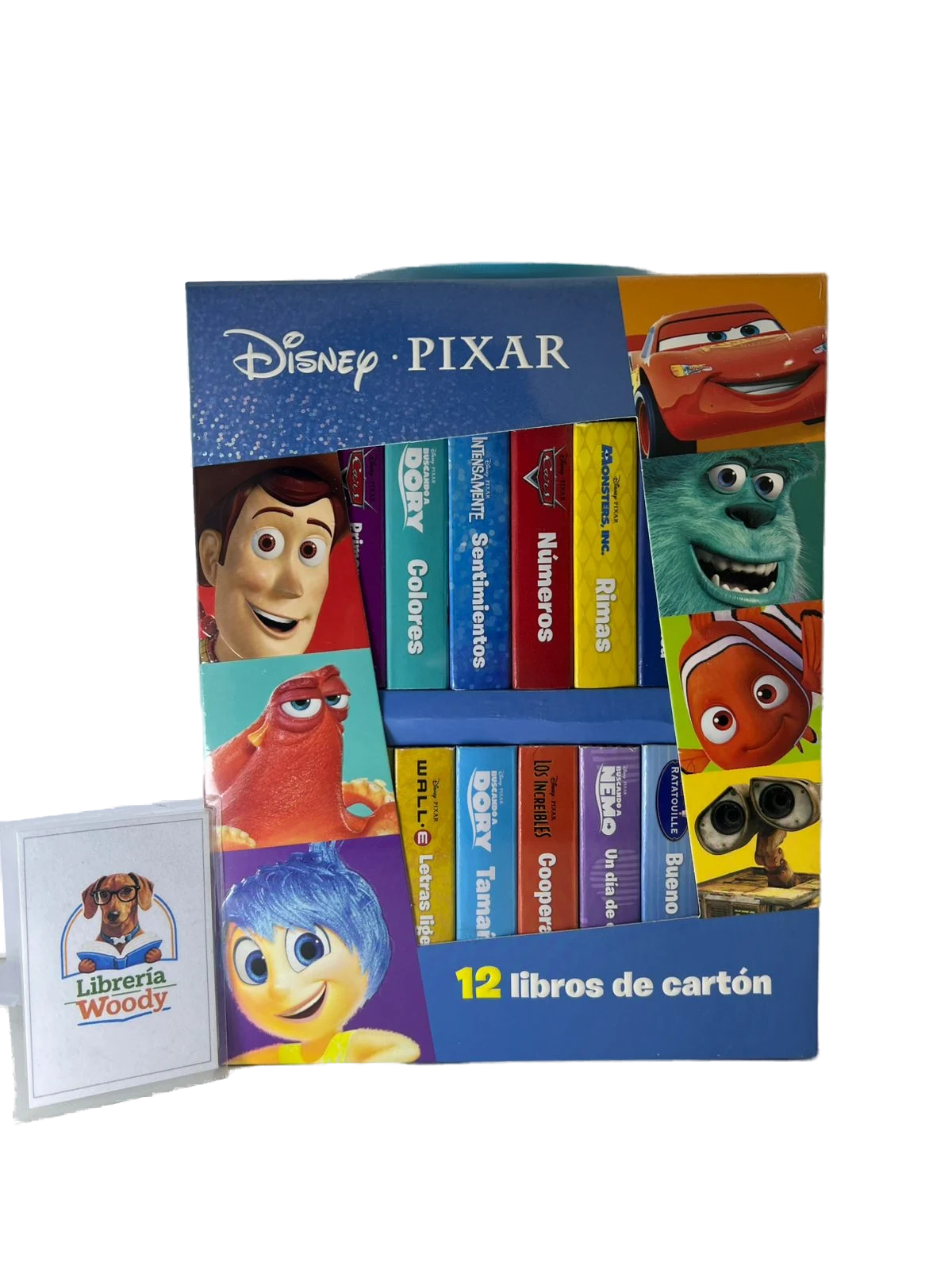 Disney Pixar 12 Libros de Carton