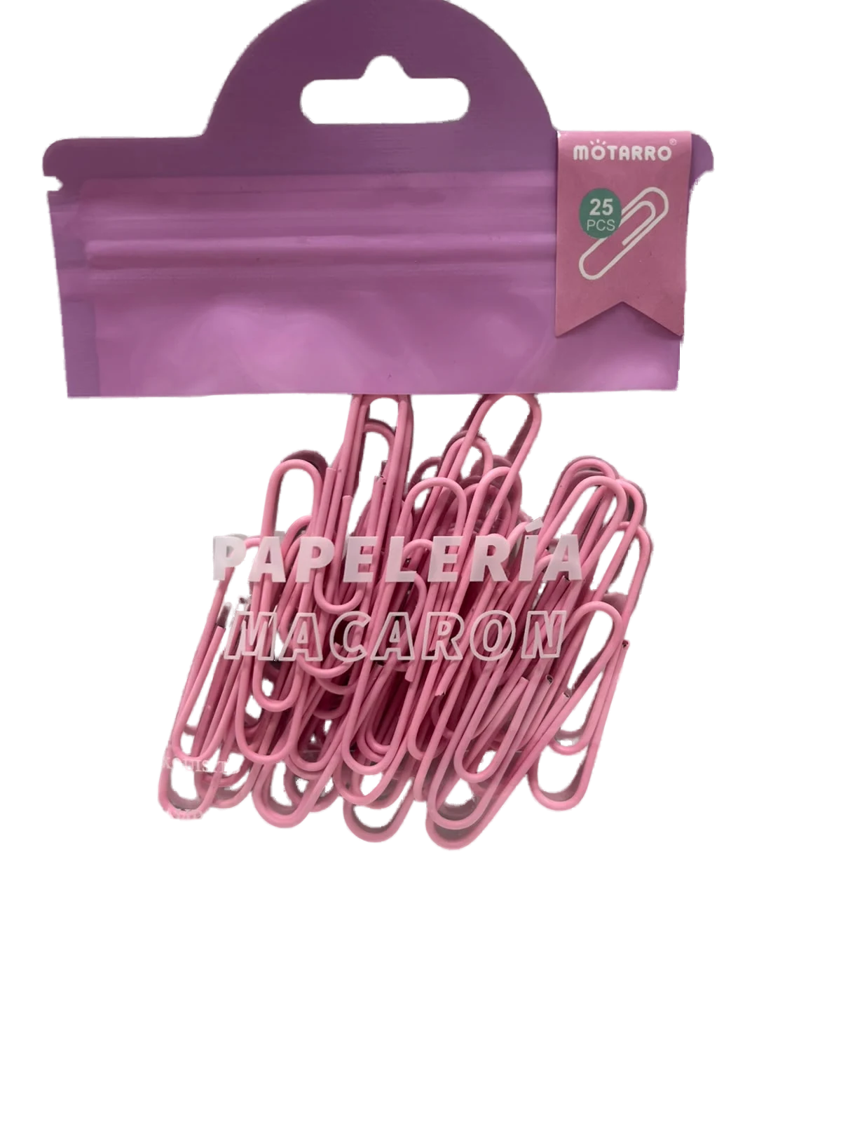 Paperclips Macaron Rosados